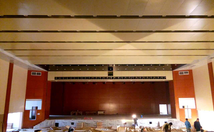 山東濱州報(bào)告廳吸音工程