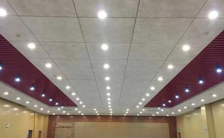 四川樂山學(xué)校會議室吸音纖維板聲學(xué)工程-2