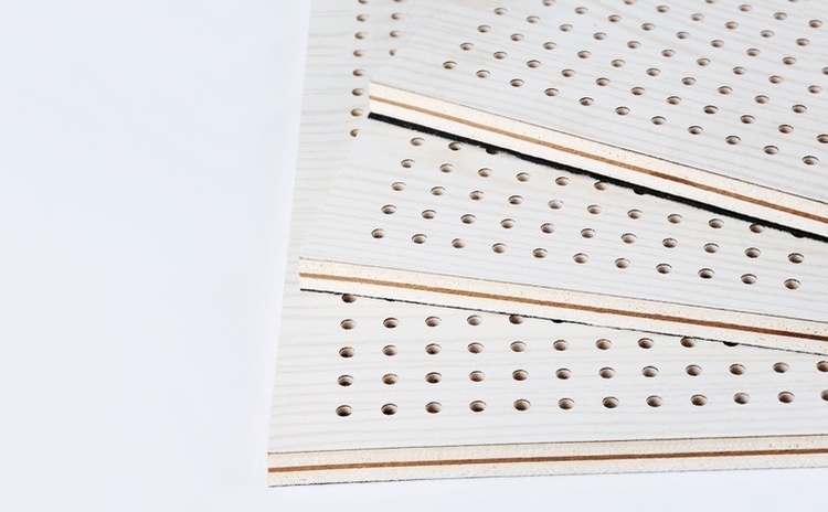 會(huì)議室裝修墻面用玻鎂穿孔吸音板-1